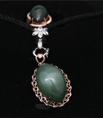 和田玉碧玉（附鉴定证书）