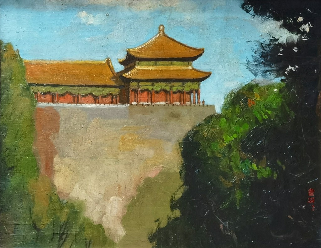 常书鸿   油画  