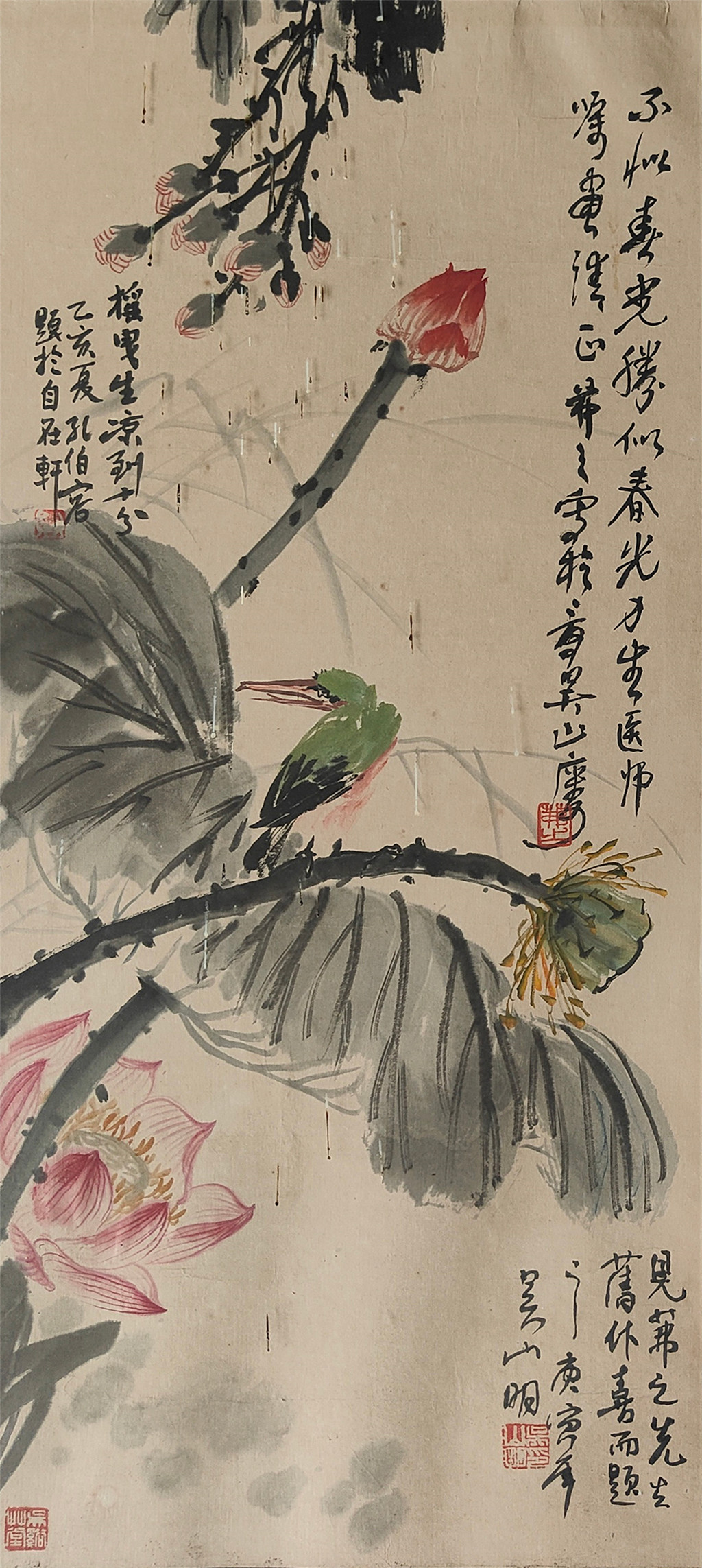 吴茀之      花鸟