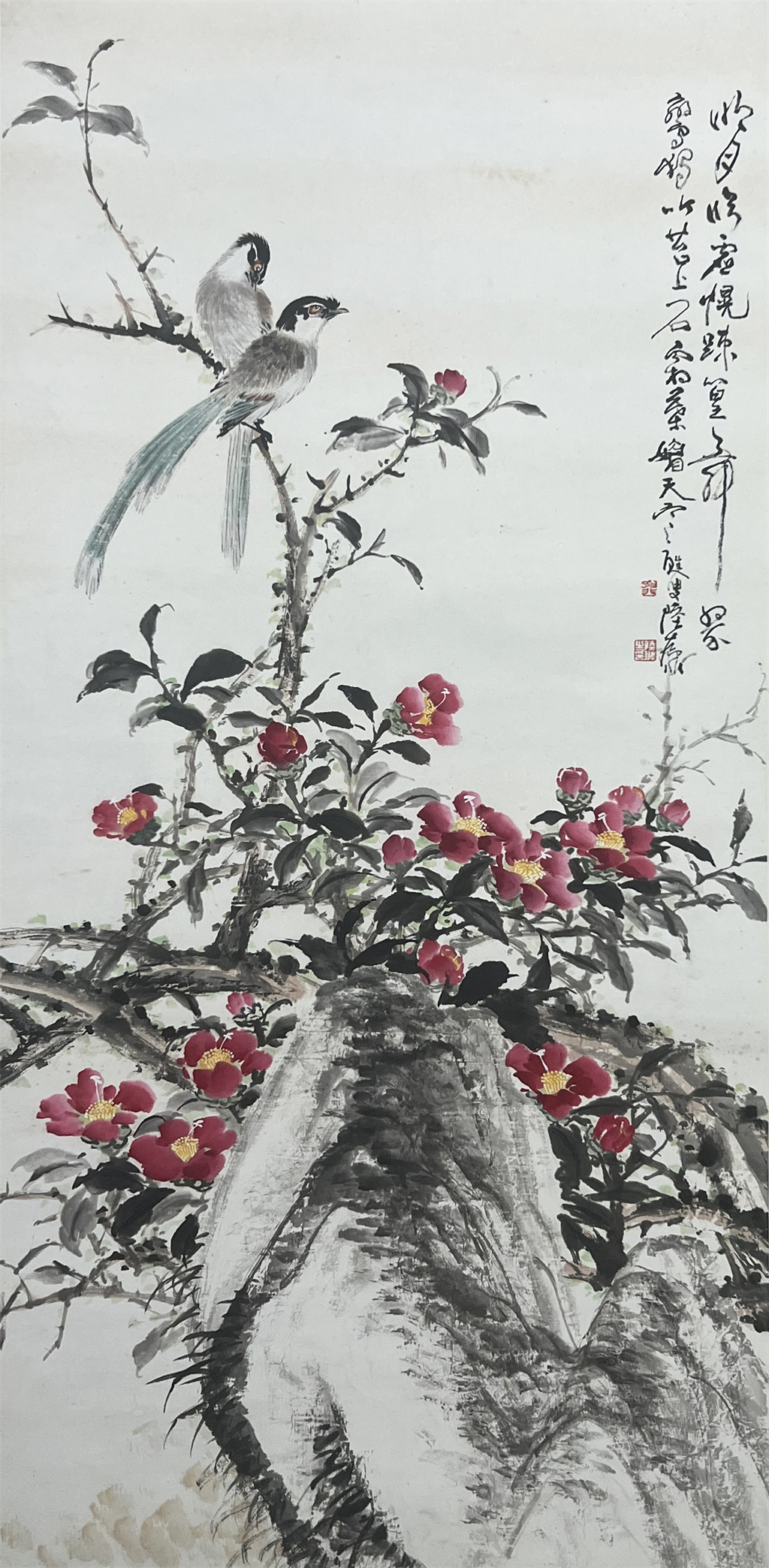 陆抑非     花鸟