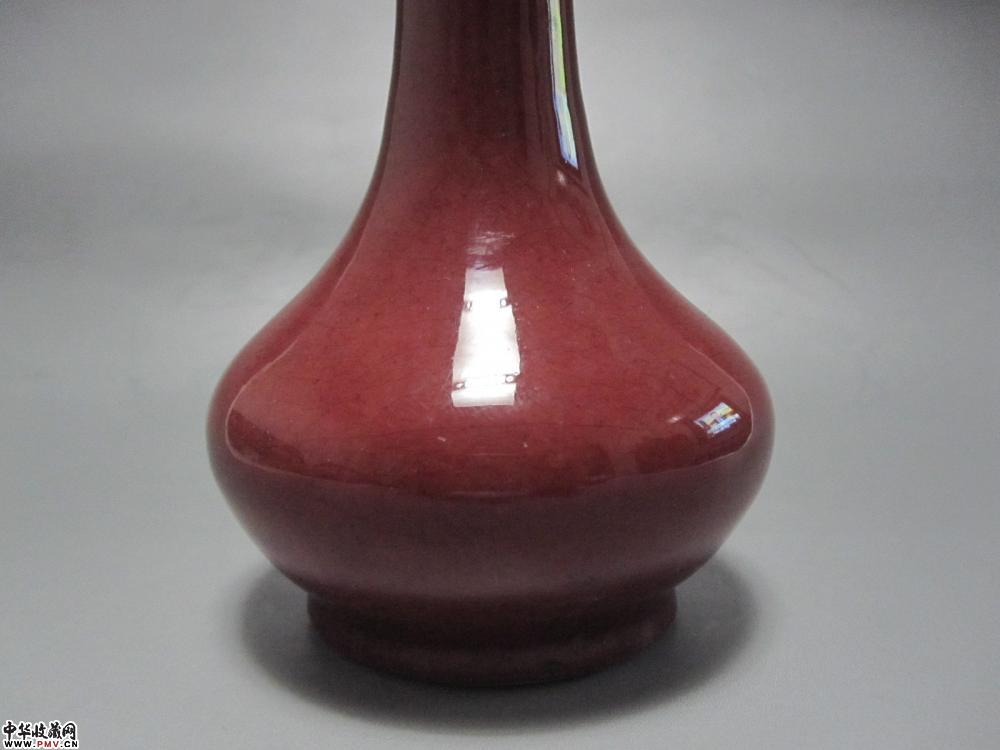 清乾隆郎窑红釉荸荠瓶《已售》 藏家展厅收藏资讯|艺术家|书画家|书画