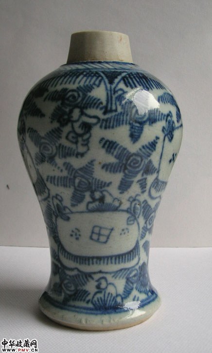 康熙百子戏花纹瓶