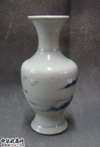 清雍正青花山水人物美人瓶（已转让） 藏家展厅收藏资讯|艺术家