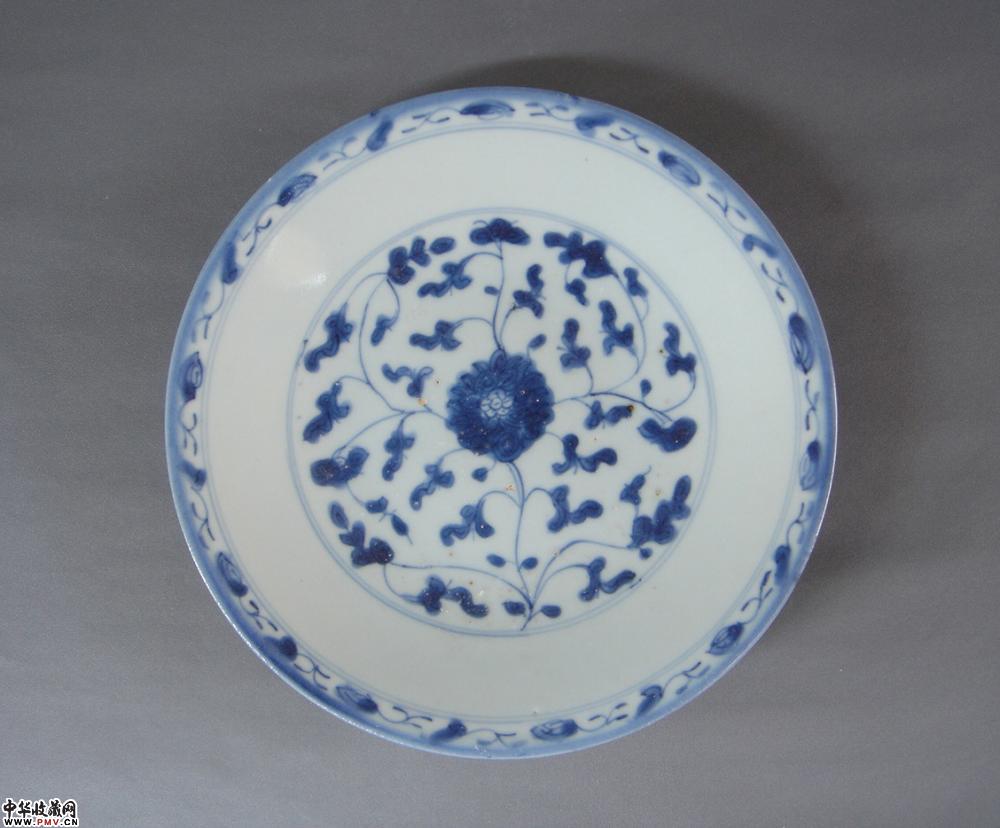 清代嘉庆青花盘
