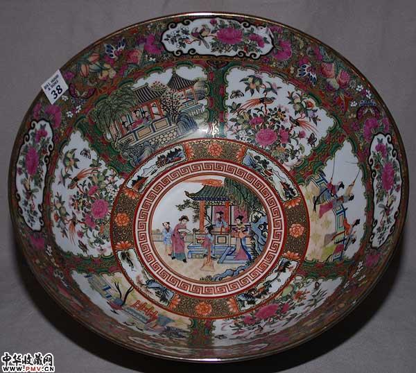 清乾隆广彩大腕