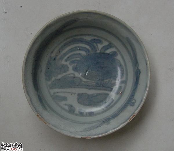 明青花洗