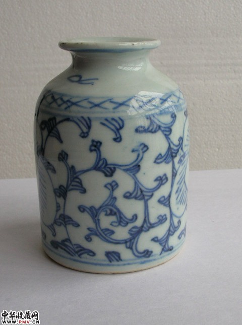 清中缠枝水盂2号