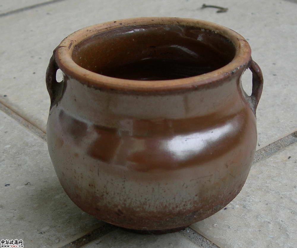 元明紫金釉炉