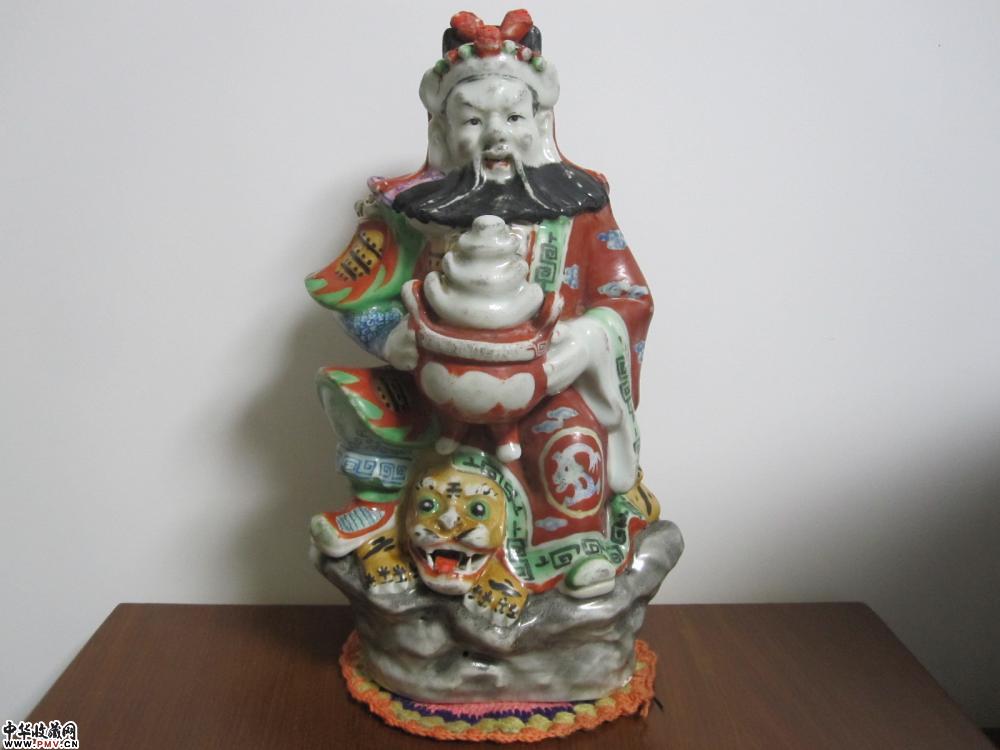 清末景德镇窑五彩五财神爷爷《已售》