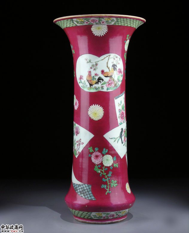 粉彩花觚