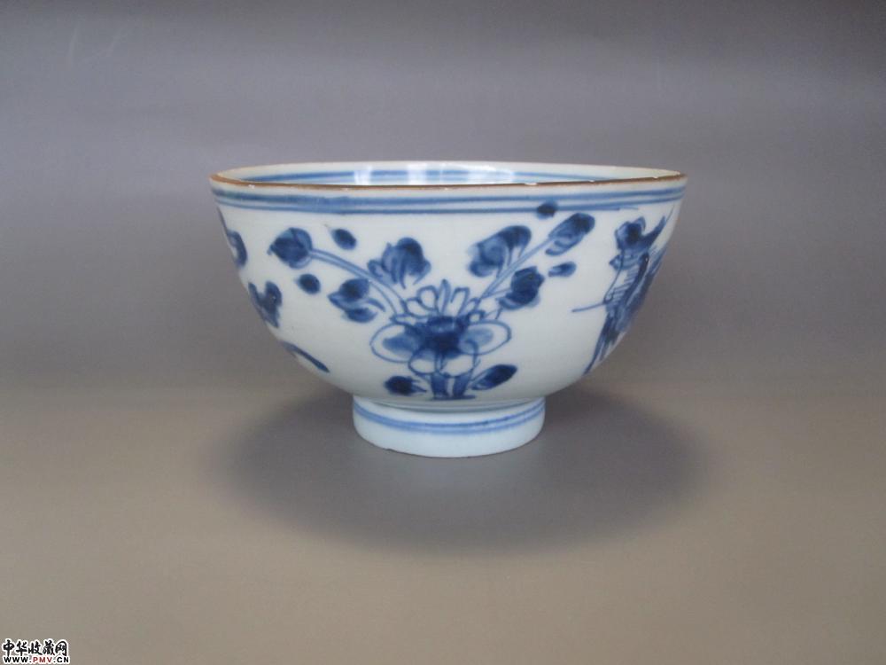 清康熙青花双凤花卉纹碗《已售》 藏家展厅收藏资讯|艺术家|书画家|书画