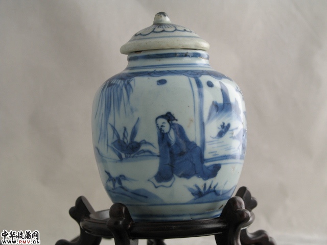 明末人物小罐一个