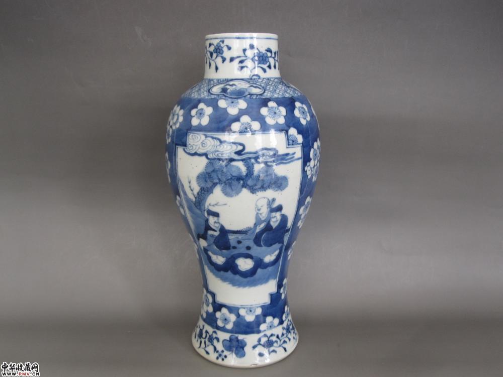青花人物梅瓶《已售》