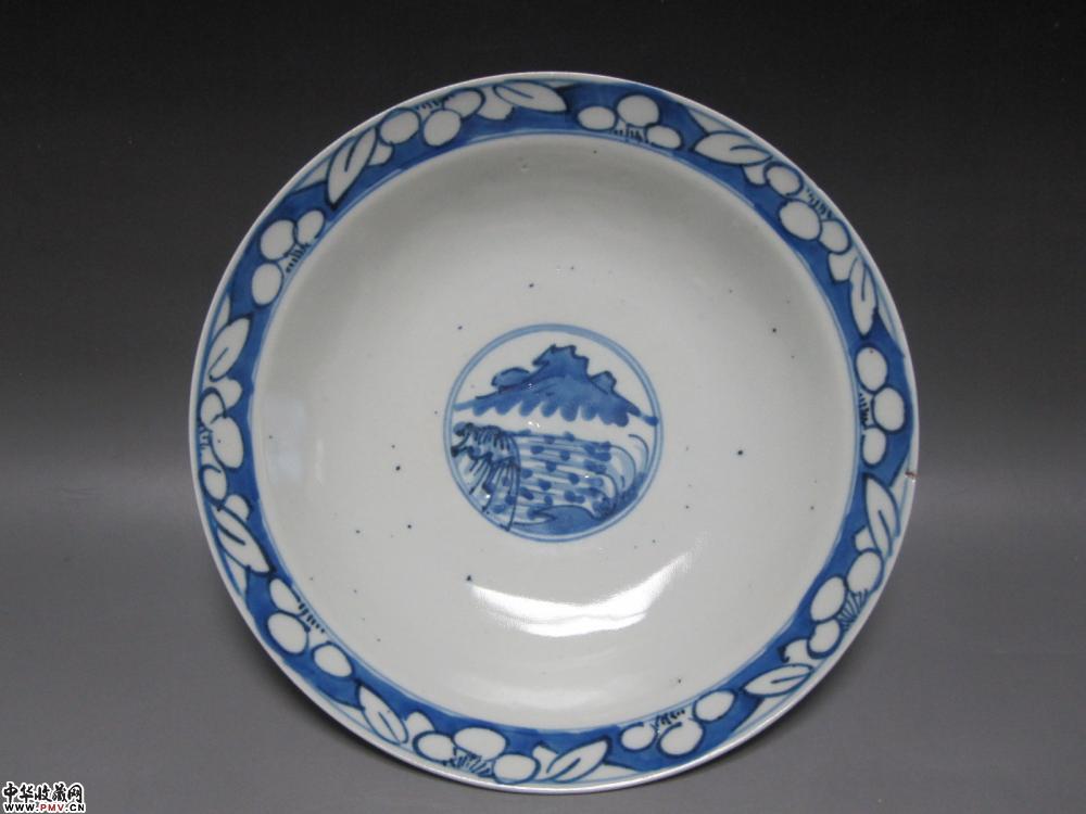 光绪青花人物图碗【已售】