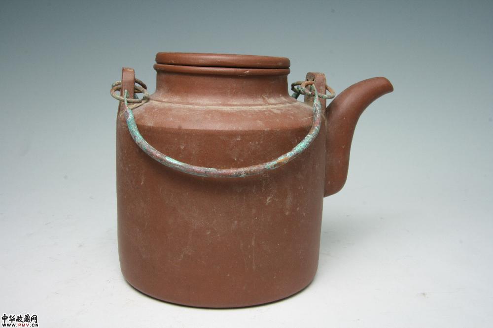 民国紫沙二号直形壶