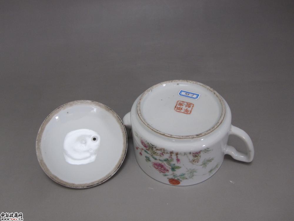 洪宪年制款粉彩人物花卉纹大盖壶藏家展厅收藏资讯|艺术家|书画家|书画