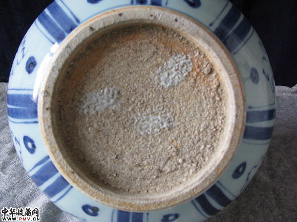 元青花人物纹蒜头瓶