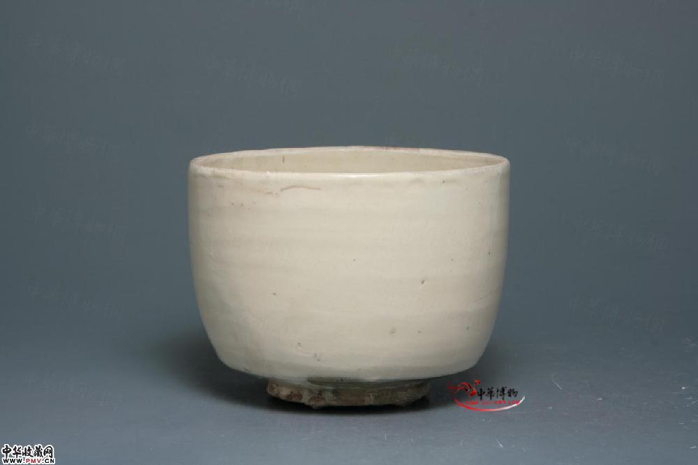 金　霍窑白釉直口缽