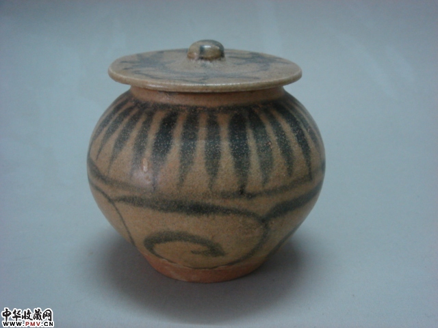 元末玉溪窑盖罐