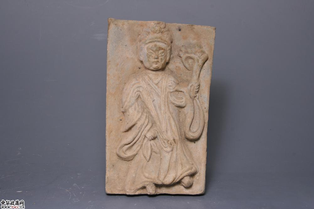 北宋浮雕女舞伎壁砖