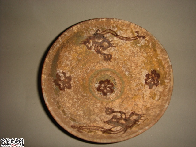 元吉州窑双风碗