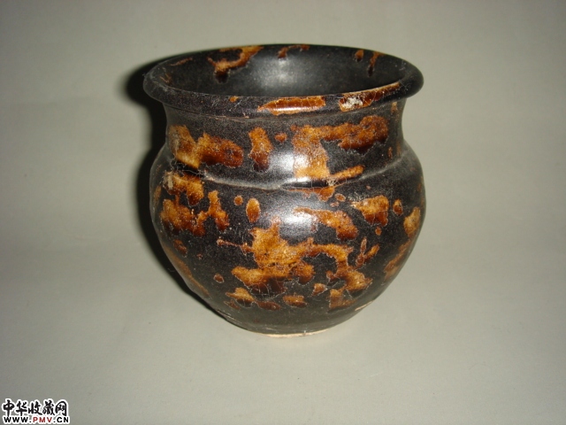 南宋 吉州窑虎皮斑釉渣斗