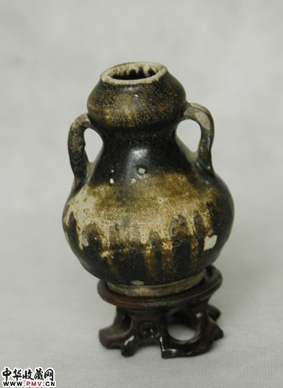 青釉双系葫芦瓶