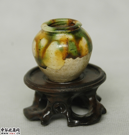 三彩小水盂------------售出