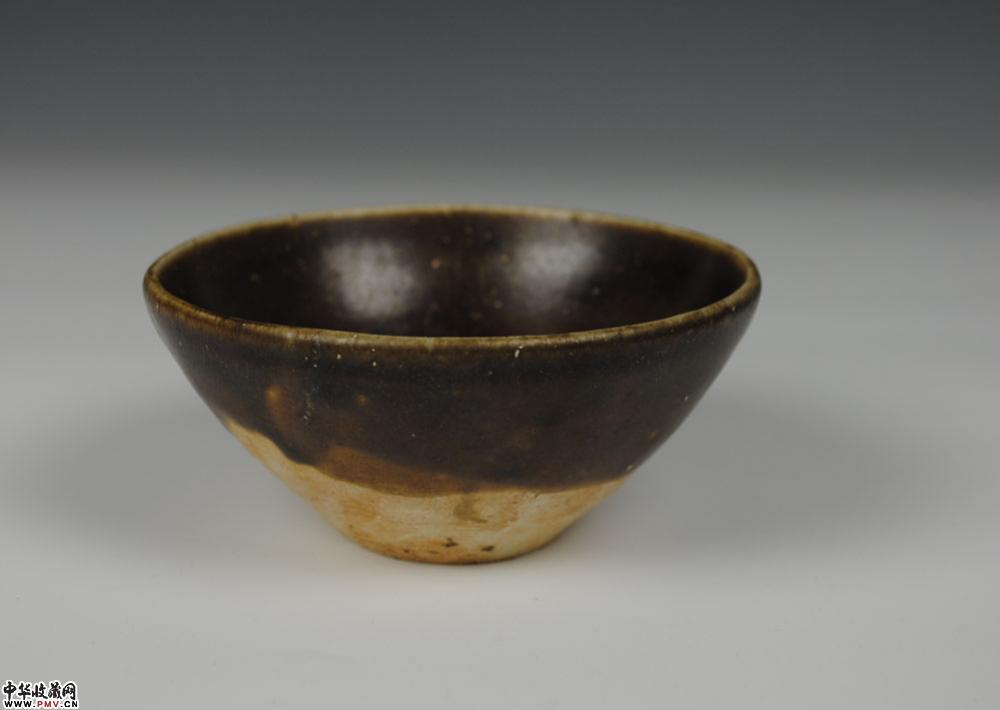 宋末元初江西黑褐釉茶碗