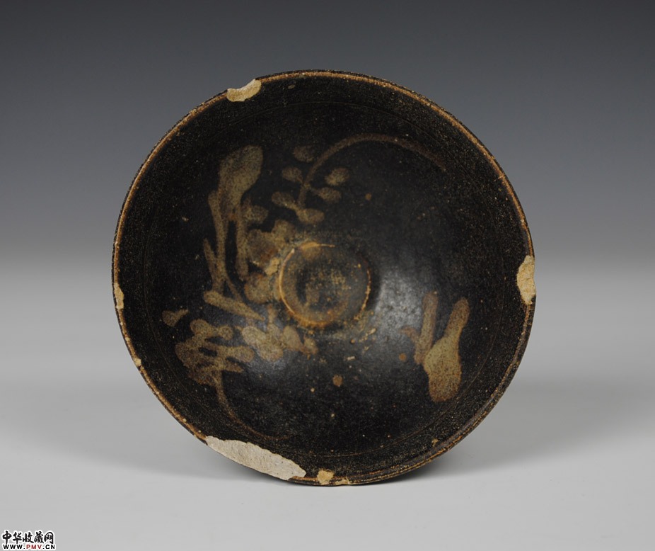 吉州窑月梅茶盏