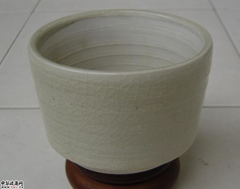 宋元白釉直筒炉
