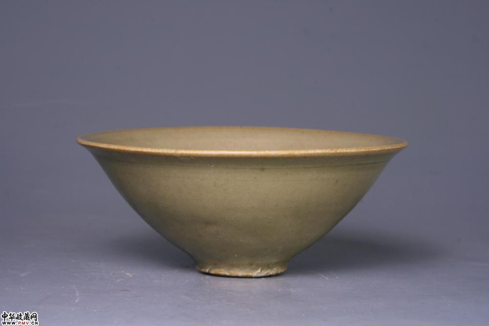 金耀州窑青釉盏