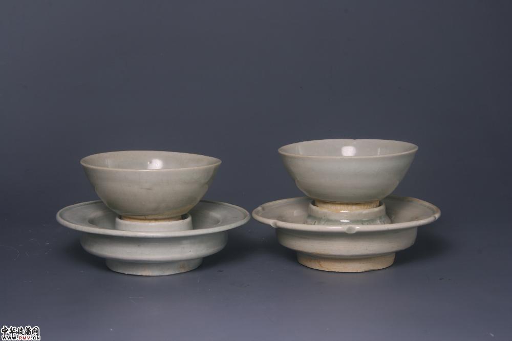 北宋青白釉盏托（两套）