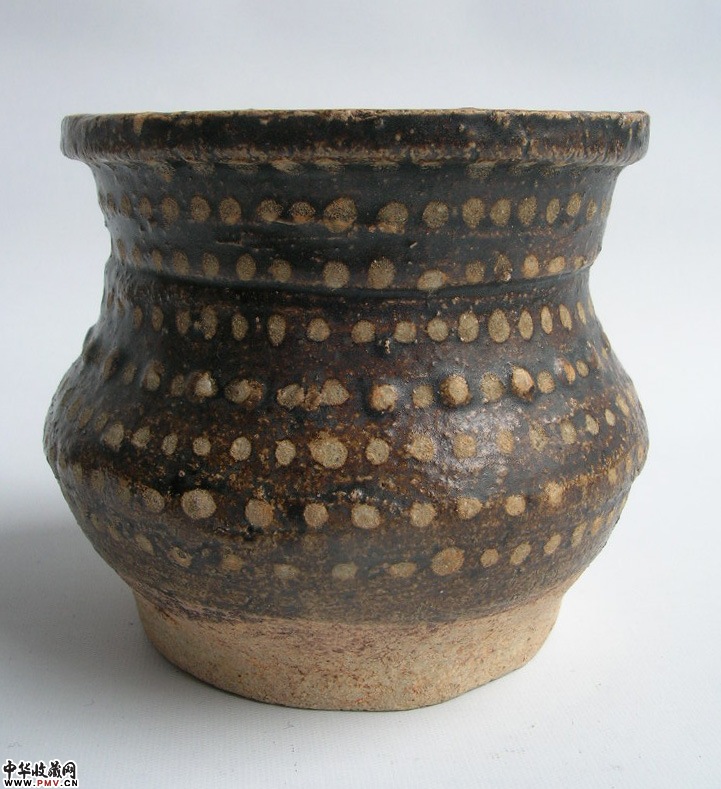 宋吉州窑满天星罐