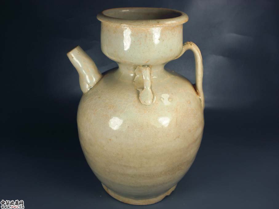 南宋景德镇窑青白釉盘口执壶