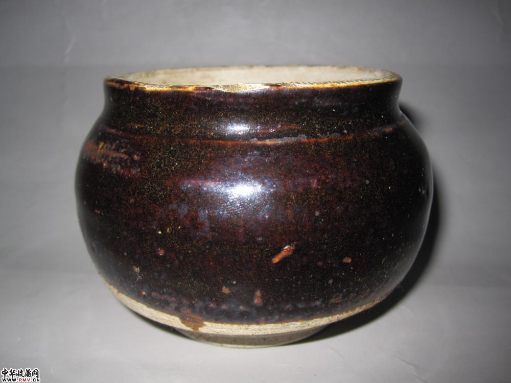 金元磁州窑系褐釉水丞《已售》