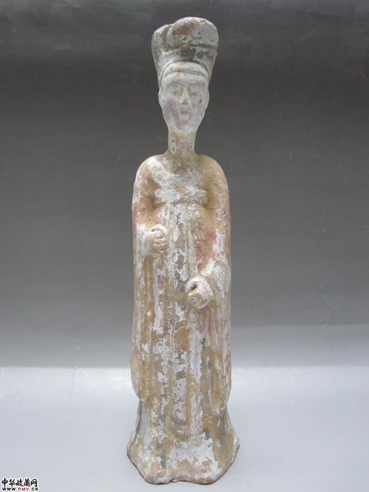 南北朝彩绘陶俑《已售》