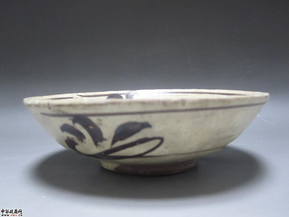 元代磁州窑褐彩碗《已售》