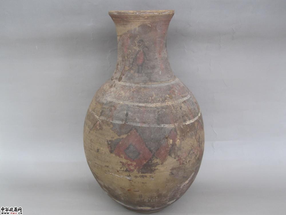 精致的仰韶文化彩绘陶瓶《已售》