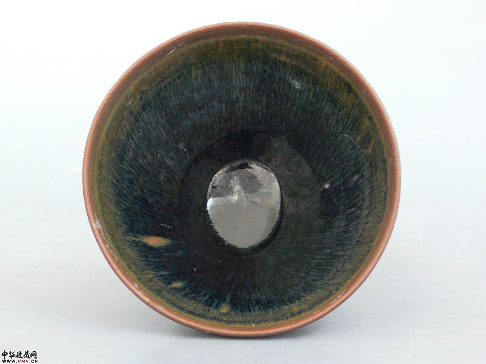 宋建窑系黑釉兔毫盏