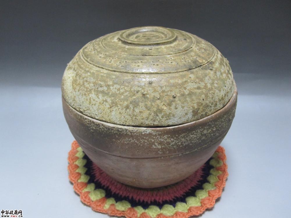 汉代越窑青釉玄纹食盒《已售》