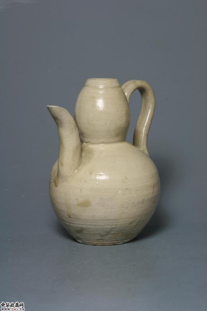 五代越窑系青釉葫芦形执壶