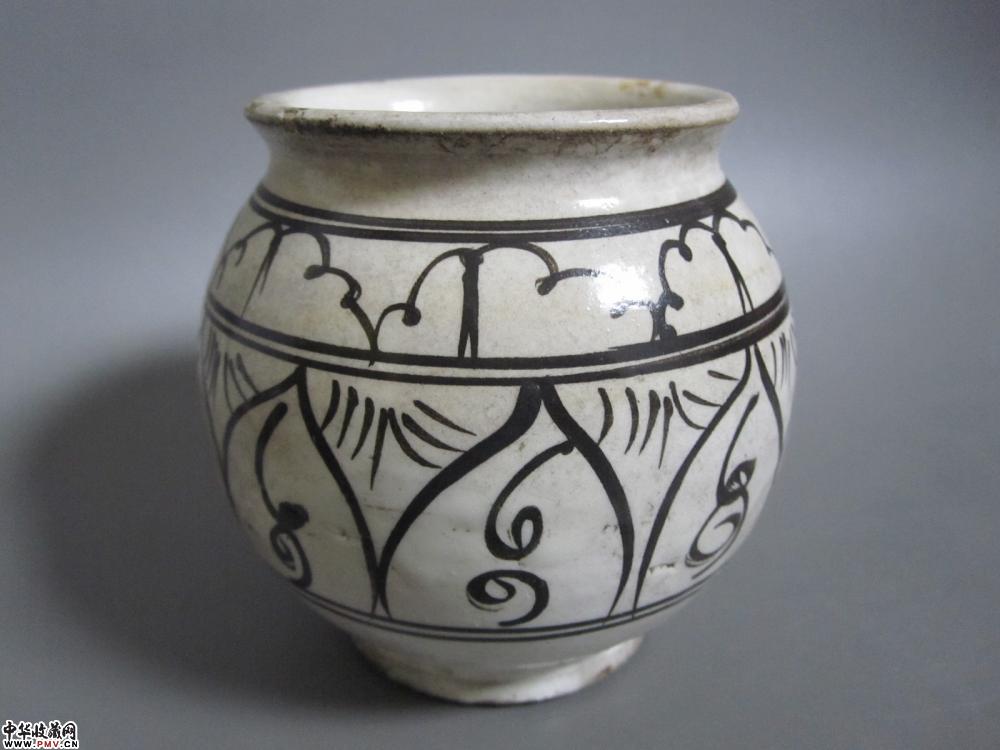 磁州窑墨彩罐《已售》