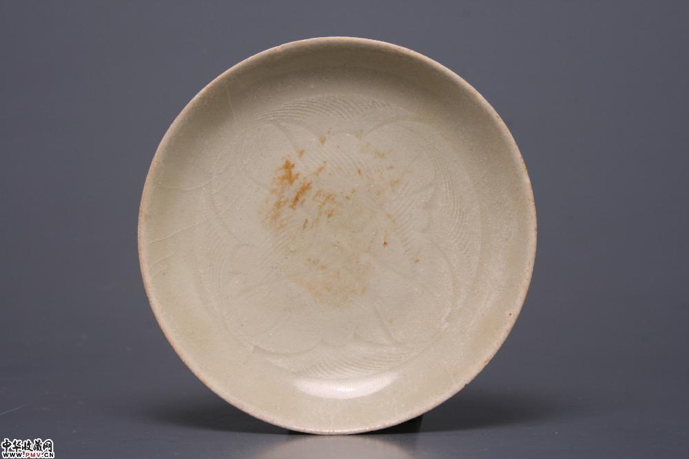 北宋景德镇窑青白釉刻划花小碟