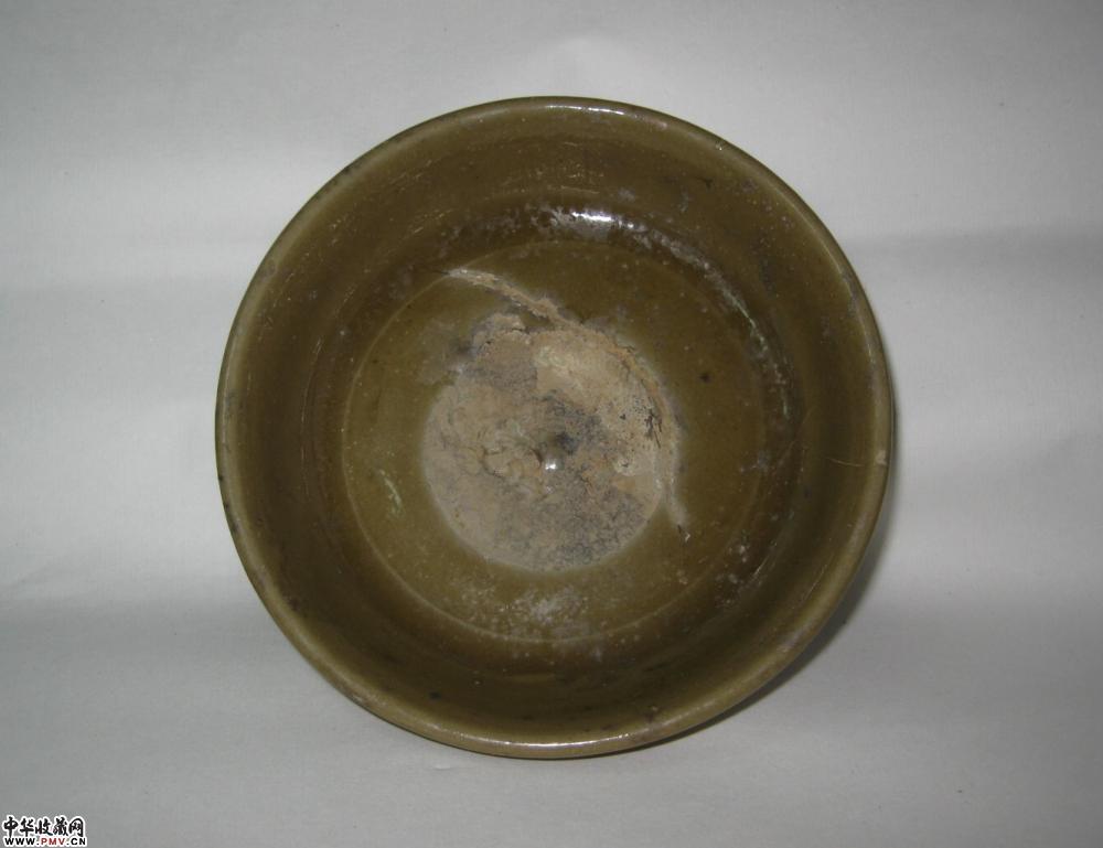 元龙泉青釉唇口洗