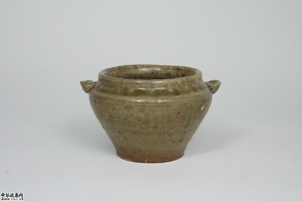 东晋青釉双耳罐