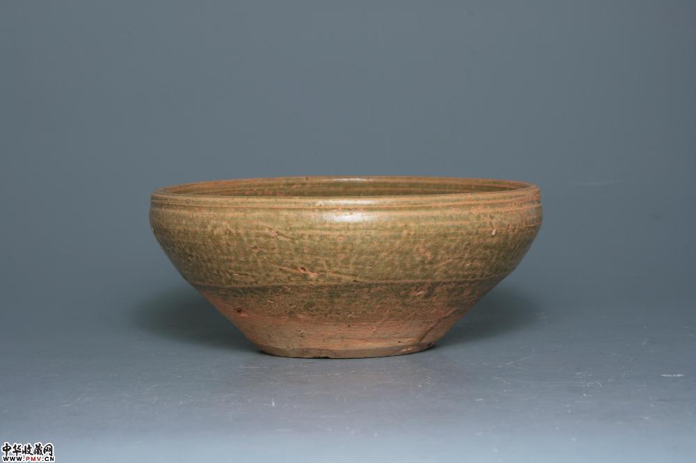 唐越窑系青釉缩口钵