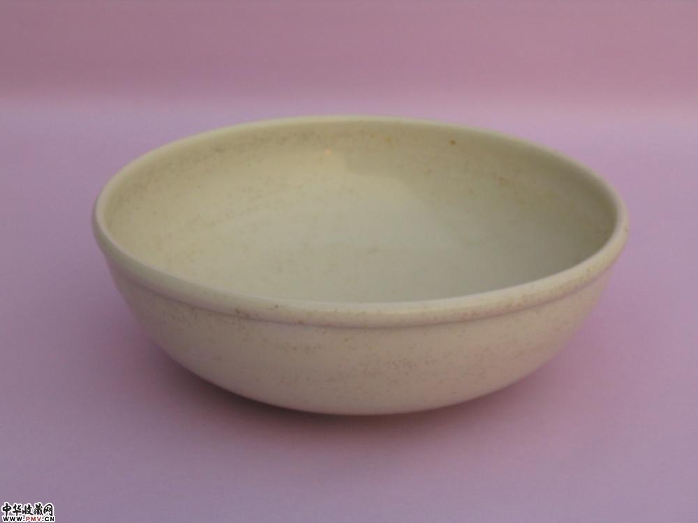 晚唐邢窑白釉玉璧底钵