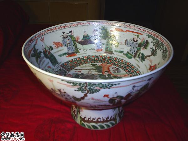 清．五彩人物西厢记