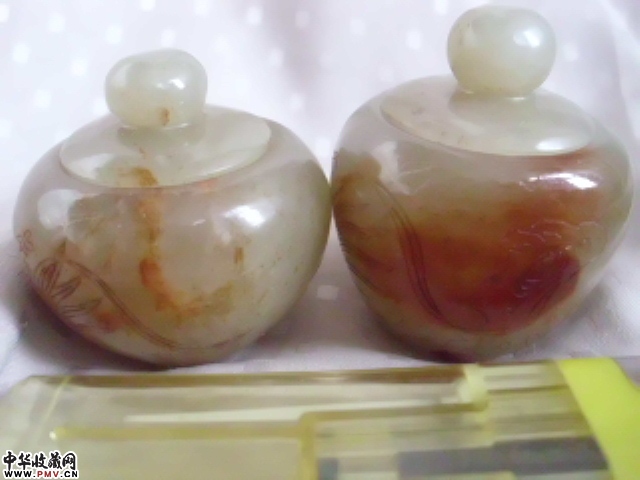 和田籽料题诗水洗（明代）